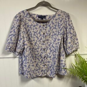 100% Organic Cotton Princess Highway Blouse US Size 12